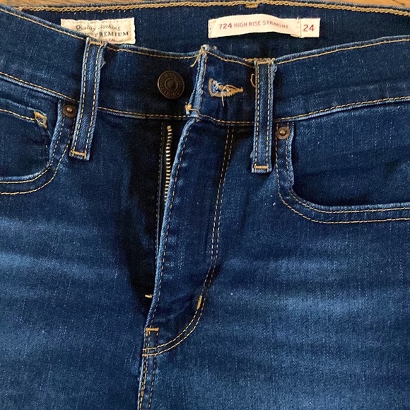 Levi's 724 high rise straight jeans - Picture 7 of 12
